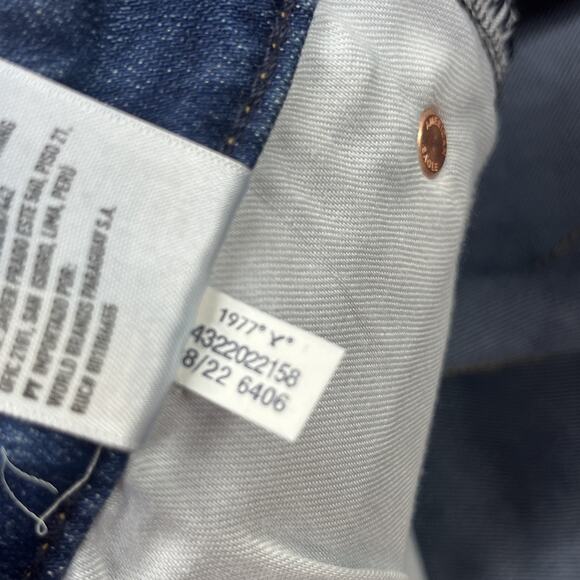 American Eagle Jeans Mens 30x32 Blue Original Boot Cut Blue Stretch Cowboy Denim - Picture 9 of 13